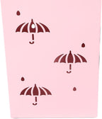 GLOGLOW Nan Metal Umbrella Stand, Carbon Steel, Stylish and Durable Umbrella Holder Bin for Entryway, Home, Office Spaces with 42x16x16cm Ornament (Pink)