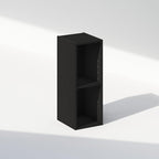 Furinno Reed 2-Tier Closet Organizers and Storage, Closet Organizer, Open Shelf Closet Storage, for Wardrobe, Bedroom, Living Room, 8-Inch Width, Blackwood