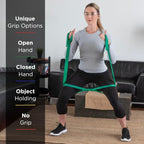 THERABAND CLX Resistance Band with Loops, 5-Foot Non-Latex Exercise Band for Mobility, Rehab, Stretching & Home Workouts, Color-Coded Resistance Levels