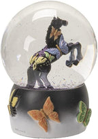 Pacific Giftware The Trail of Painted Ponies Black Beauty Water Globe, 5.31-inch Height, Resin and Glass, Home Décor