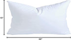 MoonRest® 15x24 Inch Synthetic Down Alternative Rectangle Pillow Insert Form Stuffer for Sofa Shams, Decorative Throw Pillow, Cushion and Bed Pillow Stuffing - Hypoallergenic 15“X 24”