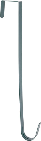 Sattiyrch 12" Wreath Hanger for Front Door,Steel Over The Door Hanger Hook,Wreath Door Hanger (Green,2)