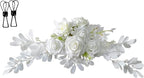 Wnvivi Artificial Flower Swag,Wedding Arch Flowers,Rose Swag Arch Swag Lintel Floral for Wedding Ceremony,Front Door,Centerpiece Decor-White