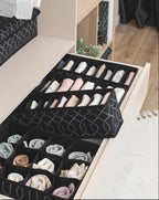 Fabric Drawer Organizer – Foldable Cloth Storage Box for Clothes, Closet, and Dresser Organization (Small)