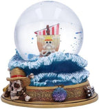 Nemesis Now One Piece Going Merry Snow Globe – Official Anime Collectible with Detailed Ship Base and Glitter Water Dome – Resin Display Ornament
