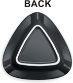 Cigar Ashtray Triangle- Large Rest Outdoor Cigars Ash tray for Patio/Outside/Indoor Ashtray (Black)