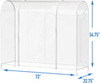 Simple Houseware Clear Garment Rack Cover