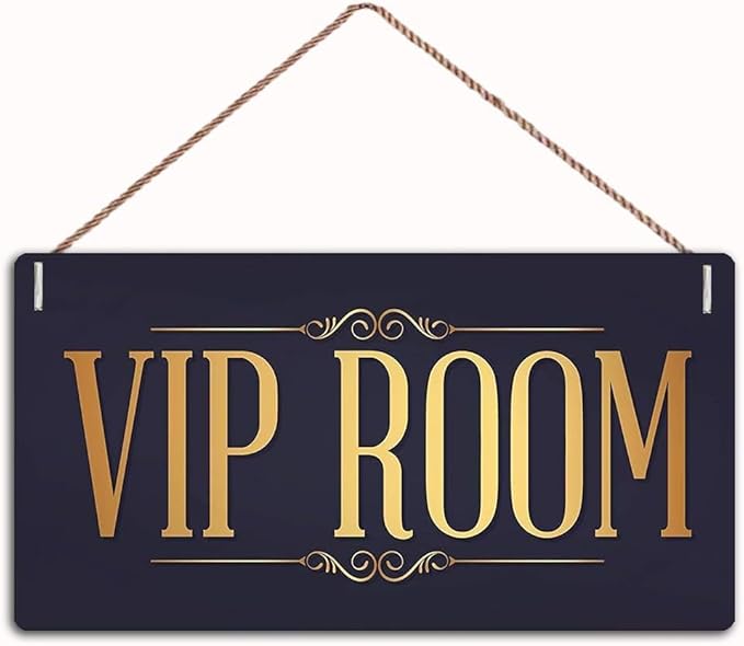 woodsign Pub Club Decor VIP Room Home Bar Sign Pub Club Hanging Plaque Garden Shed， bar Decor Sign，Wall Door Sign,12"X6"Sign (WD011)