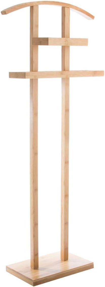 5FIVE Multi-Use Bamboo Valet – Clever Practical – Wood Colour