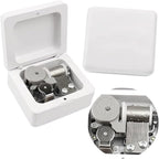 Sinzyo Anastasia-Once Upon a December Music Box Vintage Musical Boxs for Birthday Gift Valentine's Day Christmas Day(White Wooden Box)
