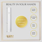 5 Pack Modern Aluminum Waterproof Mezuzah Case, Made in Israel, Fit up to 5" / 12cm Mezuzah Scroll, Easy Peel and Stick (Scroll Not Included)