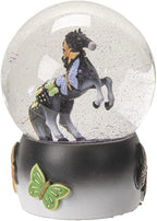Pacific Giftware The Trail of Painted Ponies Black Beauty Water Globe, 5.31-inch Height, Resin and Glass, Home Décor