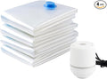 Vacuum Storage Bags with Electric Pump, Multi Size Space Saver Bags for Clothes, Comforters & Blankets, Compression Storage Bags with Airtight Seal, Reusable Travel Packing Bags (39.4 * 47.2 in)