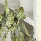 Factory Direct Craft Set of 3 Artificial Grape Leaf Swags for Tuscany Vinyard Decorating | Size: 24" W