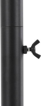 Scarf Display Stand 30-Arm Scarf Holder Organizer Freestanding Scarf Hanger 360° Rotating Rack for Home and Clothing Store (Black, 30 Rods)