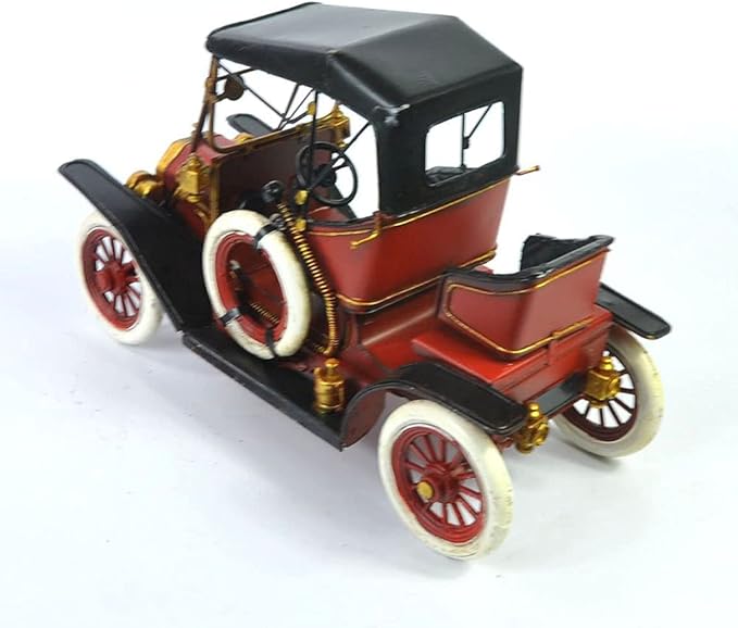 Iron Antique Vintage Car Model Retro Home Decor Collectible Vehicle Hobby Gifts