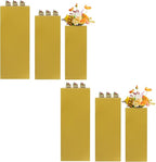6Pcs Square Display Pedestal Stands Set for Party, Metal Display Stand Plinth Pillars, Cake Stands Pillars for Wedding Birthday Art Decor Risers, 11.8*31.5" (L), 11.02*25.6" (M), 10.24*23.6" (S)