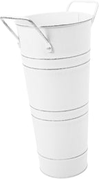 ABOOFAN Umbrella Rack Black Iron Umbrella Bucket White Wrought Iron Plant Indoor Plant Pots