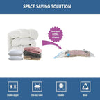 20 Pack Space Saver Vacuum Storage Bags for Clothing Travel, Vacuum Seal Compression Bags for Clothes, Packing, Luggage, Blankets, Comforters and Pillows, Electric Pump Included