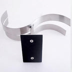Mollytek Stainless Steel Belt Display Stand Rack Belt Holder Organizer Belt Storage Organizer and Displayer for 2 Belts Retail Store Display or Home Use