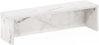 Furinno Helena Kitchen Counter Stackable Organizer Shelf, Set of 1, 23-Inch, Marble White