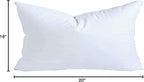 MoonRest® 16x20 Inch Synthetic Down Alternative Rectangle Pillow Insert Form Stuffer for Sofa Shams, Decorative Throw Pillow, Cushion and Bed Pillow Stuffing - Hypoallergenic 16“X 20”