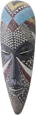 OTARTU African Mask Wall Sculpture Hand Carved African Tribal Wall Mask Art