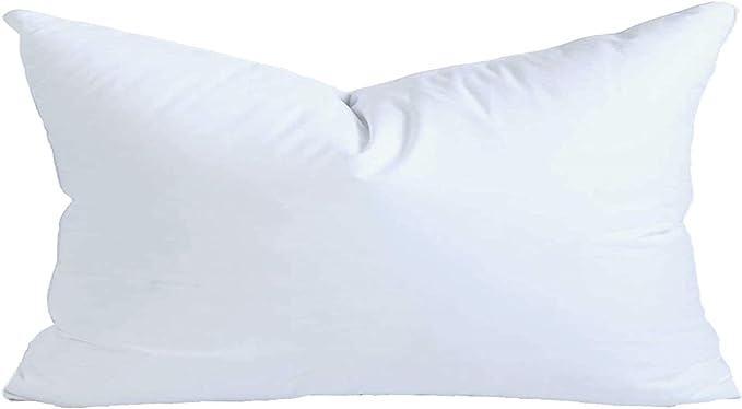 MoonRest® 16x20 Inch Synthetic Down Alternative Rectangle Pillow Insert Form Stuffer for Sofa Shams, Decorative Throw Pillow, Cushion and Bed Pillow Stuffing - Hypoallergenic 16“X 20”