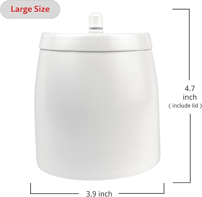 Ash Tray, Large Outdoor Ashtray with Lid, Ashtray for Outside Patio, Stainless Steel Windproof Smokeless Ash Tray for Balcony, Ashtrays for Smokers, Cigar, Home Office Decoration