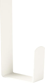 Wreath Hanger for Front Door, Slim Over The Door Hook, Easy to Use and Reusable Holiday Wreath Holder for Christmas, Thanksgiving, Halloween and Daily Décor (12" White, 2)
