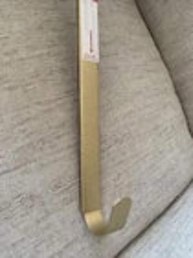 Ashland Adjustable Matte Gold Metal Wreath Hanger Hook