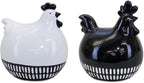 Melrose Modern Home Decorative Chicken (Set of 2) 7.25" L x 8" H Terra Cotta