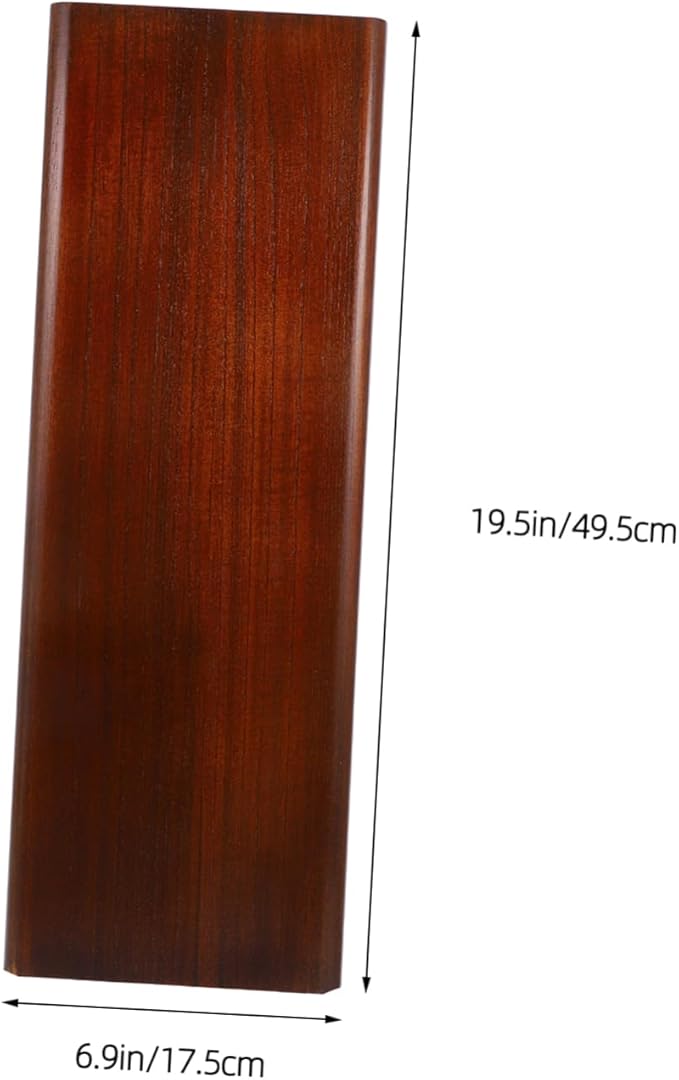 Cabilock Solid Wood Umbrella Stand Organizer for Compact Entryway Storage Design for Indoor and Outdoor Use Dark Walnut Finish