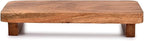 Samhita Display Stands Acacia Wood Modern Farmhouse Décor Displays Decorations for Rustic Home and Kitchen Décor (9" x 4" x 1.5")