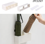 Umbrella Stand Holder, Umbrella Wall Mount Holder Indoor Umbrellas Holder Rack No Punching Required Storage Rack for Home Indoor (Color:White)