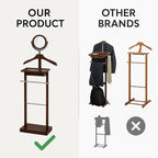 Ergode Valet Stand: Compact Organizer for Clothing & Accessories (Matte Grey)