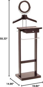Winsome Wood Valet Stand With Wood Base, Dark Espresso (92155)