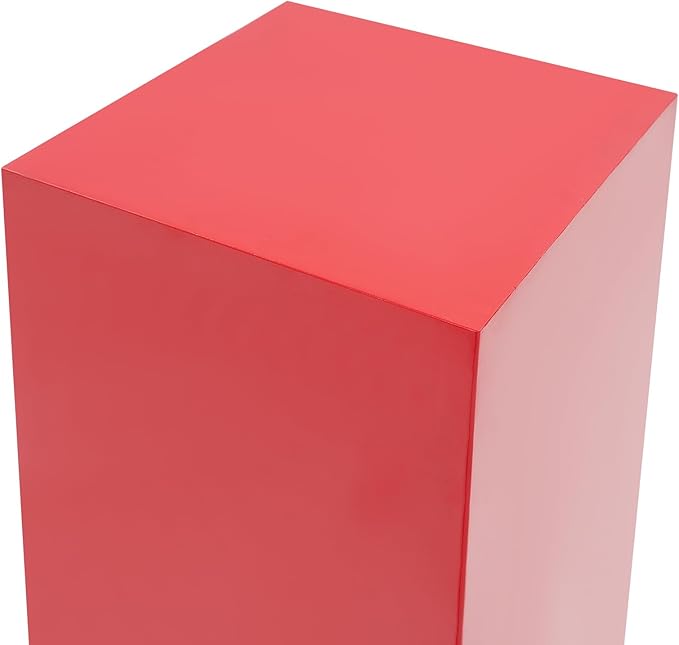 6Pcs Square Display Pedestal Stands Set for Party, Metal Display Stand Plinth Pillars, Cake Stands Pillars for Wedding Birthday Art Decor Risers, 11.8*31.5" (L), 11.02*25.6" (M), 10.24*23.6" (S)