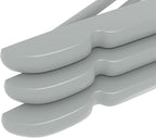 Utopia Home Premium Wooden Hangers 30 Pack - Durable & Slim Coat Hanger - Suit Hanger with 360-Degree Rotatable Hook - Wood Hangers with Shoulder Grooves (Grey Color)