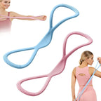 Resistance Bands, 2025 New Figure 8 Resistance Bands for Women Men, Exercise Bands with Handles for Working Out, Arm, Back, Fullbody Yoga Pulling Rope, Elastic Stretch Bands
