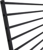 Xuthusman Multi-Size Scarf Display Stand, Metal Scarf Holder Organizer, Freestanding Scarf Rack for Commercial Clothing Retail Store Towel Rack Ties Belt Pants Hanging Rack (Black, 100CM)