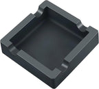 Cigar Ashtray,Silicone Outdoor Ashtray for Outside Patio Indoor,Large Cigar Rests Ash tray Outdoors,Unbreakable/Non-slip/Burn-resistant Ashtrays (Black)