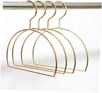 Amosfun 3pcs Space-Saving Semicircular Metal Scarf Hanger Rack for Closet Tie Hanger Scarf Towel Belt Rack Large Organizers