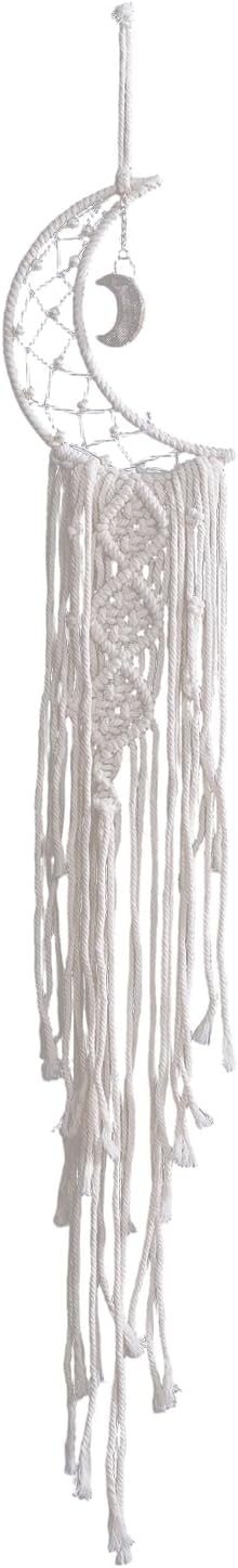 High Demand Dreamy Dream Catcher, Handmade Moon Design Wall Hanging, Bohemian Art Decor for Bedroom/Dorm Room/Mom/Women(Moon)