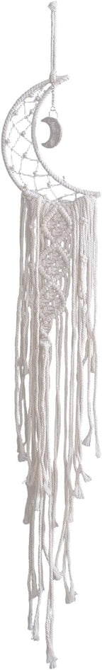 High Demand Dreamy Dream Catcher, Handmade Moon Design Wall Hanging, Bohemian Art Decor for Bedroom/Dorm Room/Mom/Women(Moon)