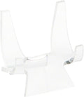 Plymor Clear Acrylic Double-Scoop Display Easel, 2.375" H x 2.25" W x 2.125" D (2 Pack)