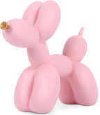 Creative Balloon Dog Sculpture Modern Home Decoration Trendy Animal Art Ornaments Collection Figurine Bedroom Living Room Office Desktop Resin Decors