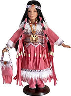 KINNEX COLLECTIONS SINCE 1997 16" Collectible Native American Indian Porcelain Doll (ANCHITA) D16748
