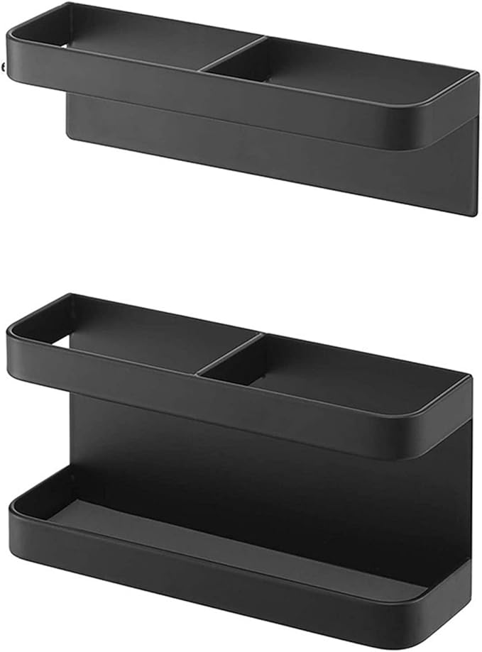 Umbrella Stand Holder Indoor, Magnetic Space Saving Umbrella Stand No Punching, Durable Height Adjusting Wall Mounted Umbrella Holder Rack for Hotel Hallway for Home Office(Black)