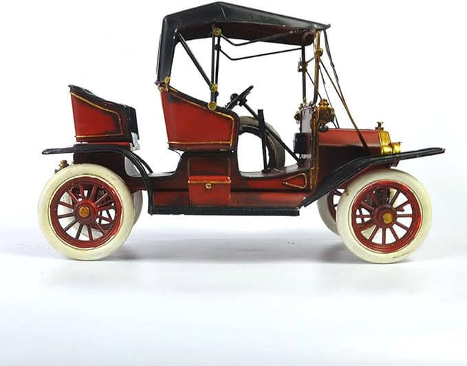 Iron Antique Vintage Car Model Retro Home Decor Collectible Vehicle Hobby Gifts